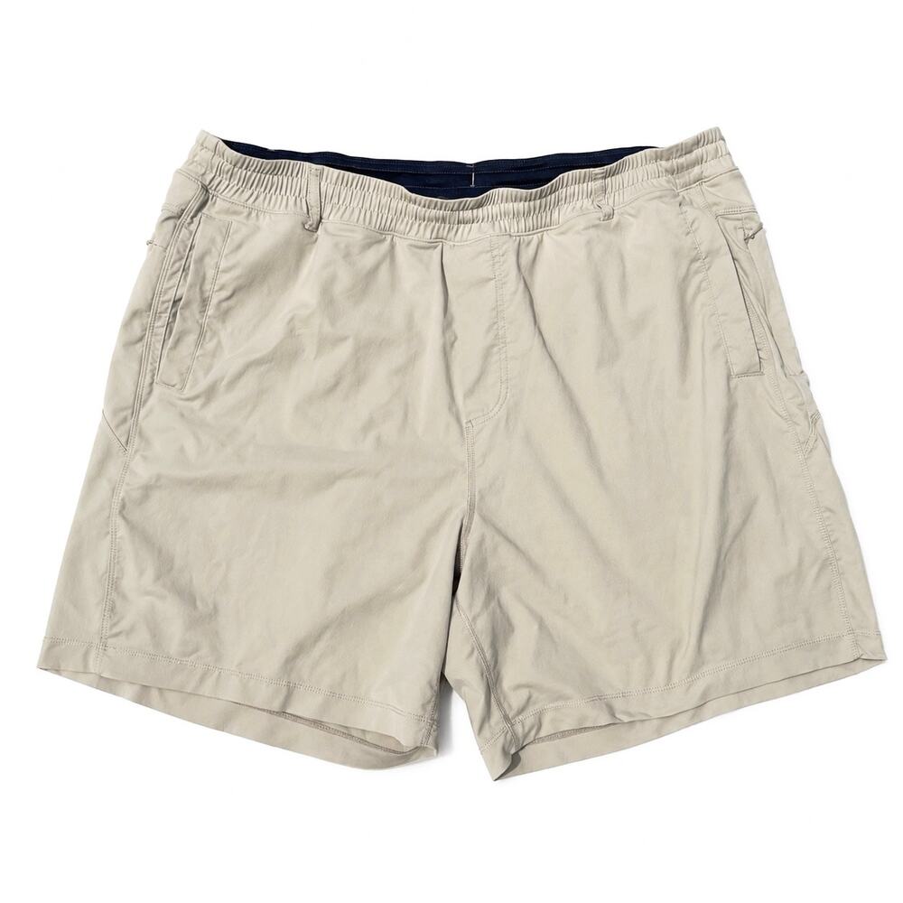 Birddogs Elastic Comfort Khaki Shorts Multi‑Purpose Zipper Pockets Mens XXL